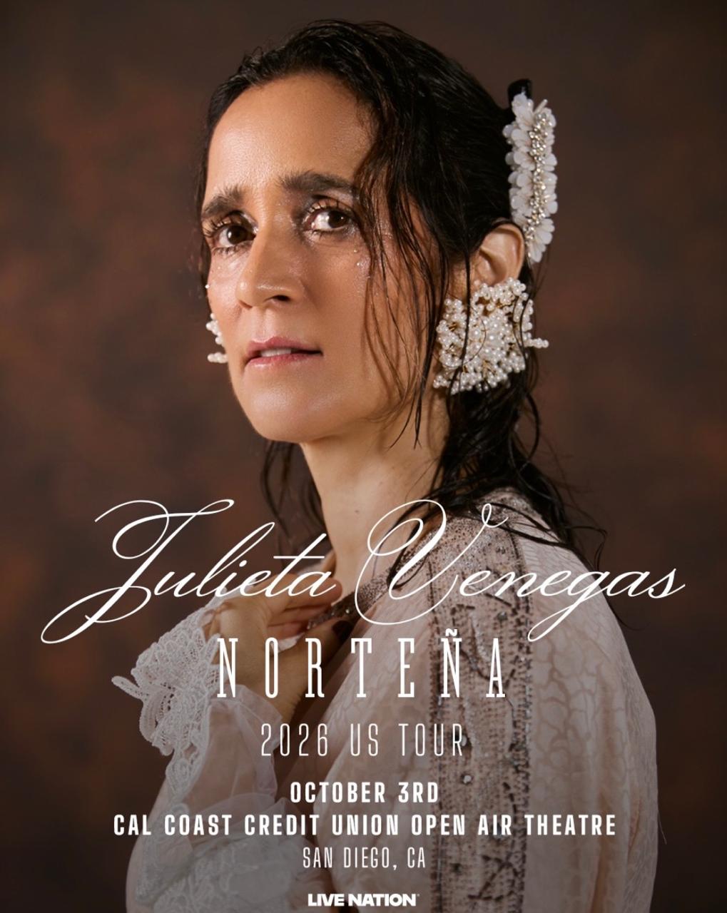 Julieta Venegas en San Diego 2026