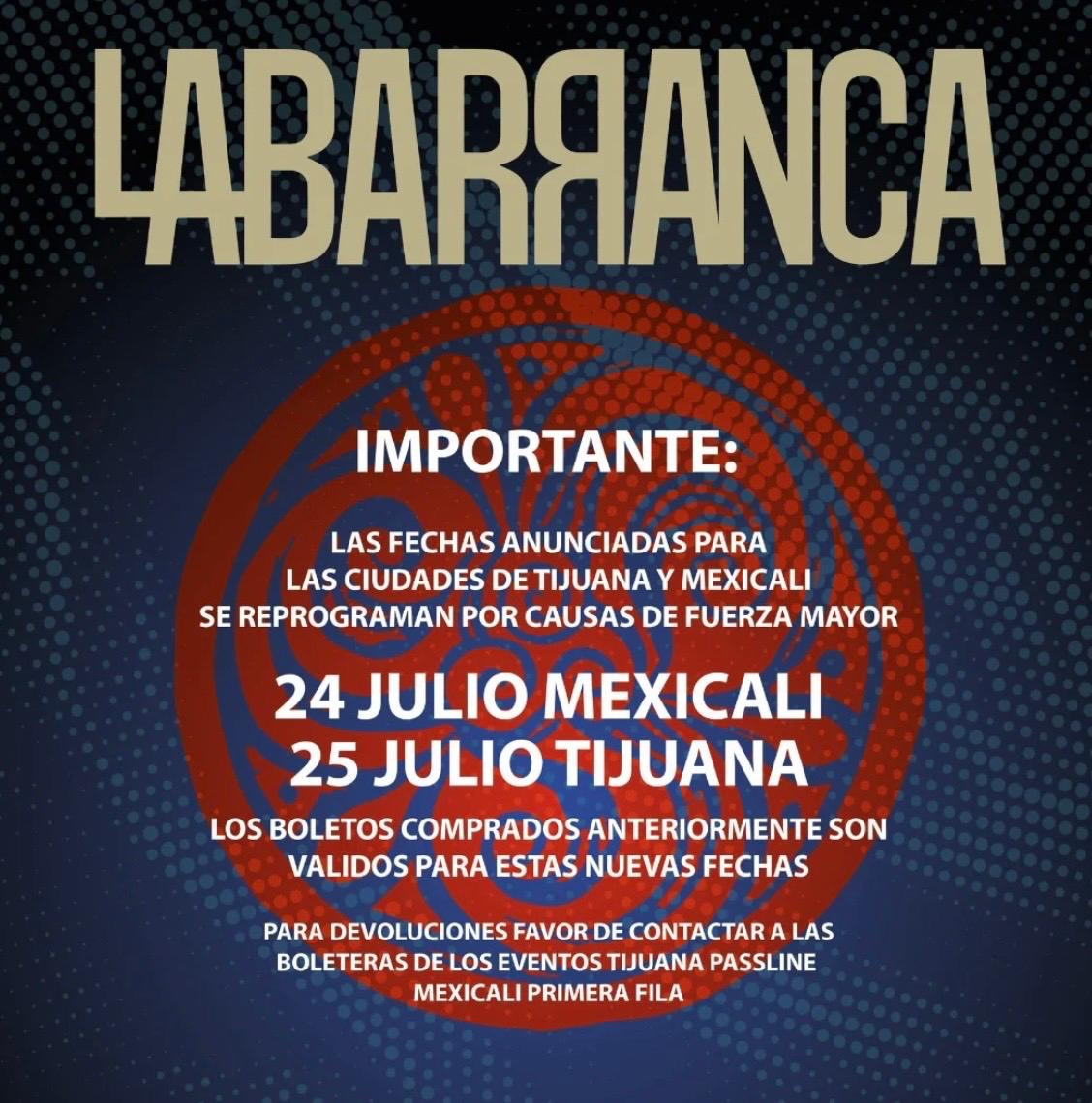 La Barranca Comunicado