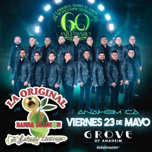 La Original Banda El Limón en Anaheim 2026
