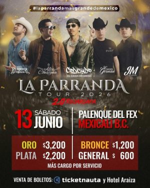 La Parranda 2.0 Recargada en Mexicali 2026