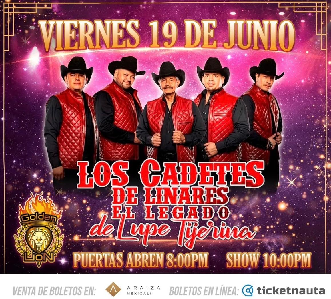 Los Cadetes de Linares de Lupe Tijerina en Mexicali 2026