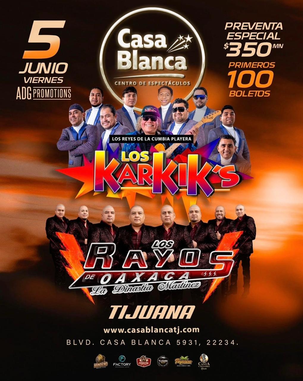 Los Karkis en Tijuana 2026