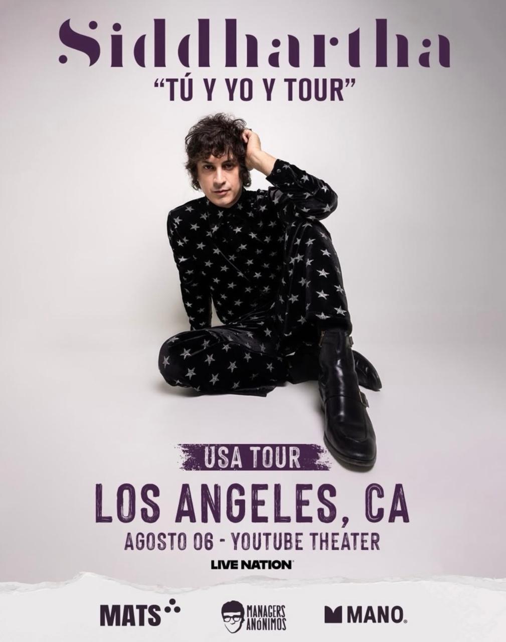 Siddhartha en Los Ángeles 2026