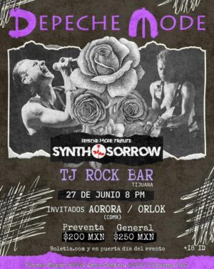 Synth&Sorrow Depeche Mode Experience en Tijuana 2026