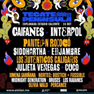 Tecate Peninsula en Tijuana 2026 - lineup