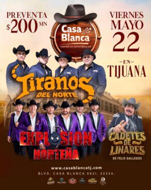 Tiranos del Norte en Tijuana 2026
