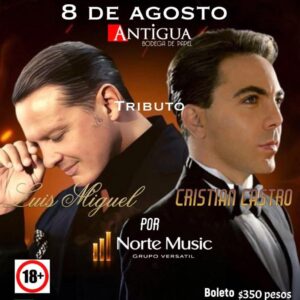 Tributo Luis Miguel y Cristian Castro en Tijuana 2026