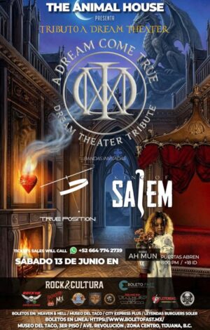 Tributo a Dream Theater en Tijuana 2026