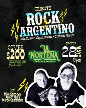Tributo al Rock Argentino en Mexicali 2026