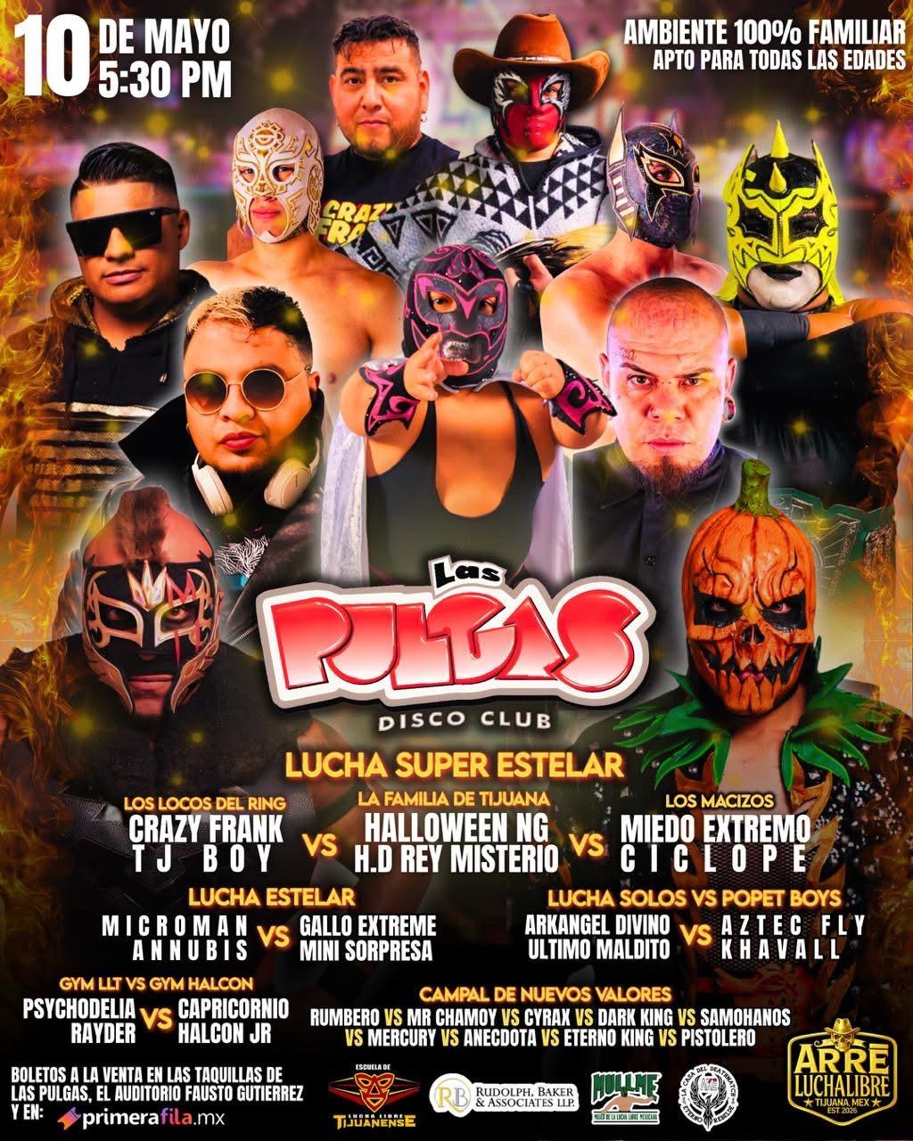 Lucha en Las Pulgas Tijuana 2026