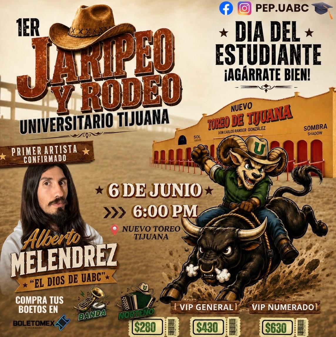 1er. Jaripeo y Rodeo Universitario en Tijuana 2026