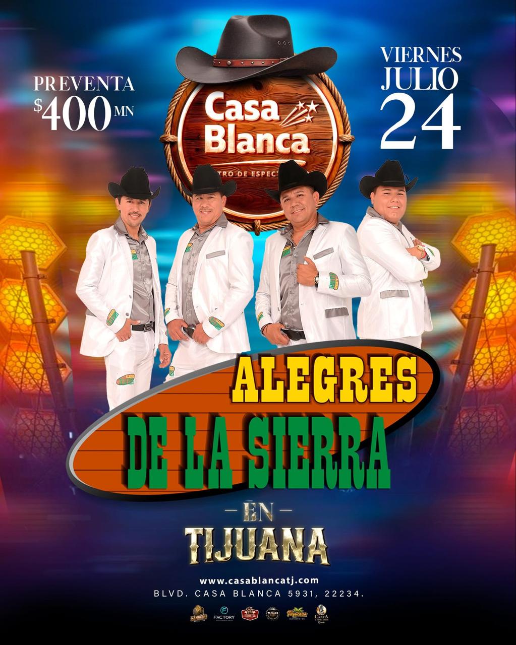 Alegres de la Sierra en Tijuana 2026