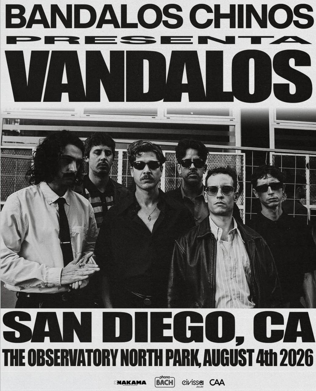 Bandalos Chinos en San Diego 2026