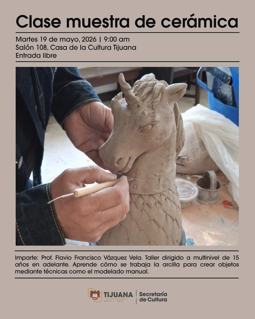 Clase muestra de Cerámica en Tijuana 2026
