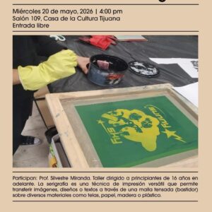 Clase muestra de Serigrafía en Tijuana 2026
