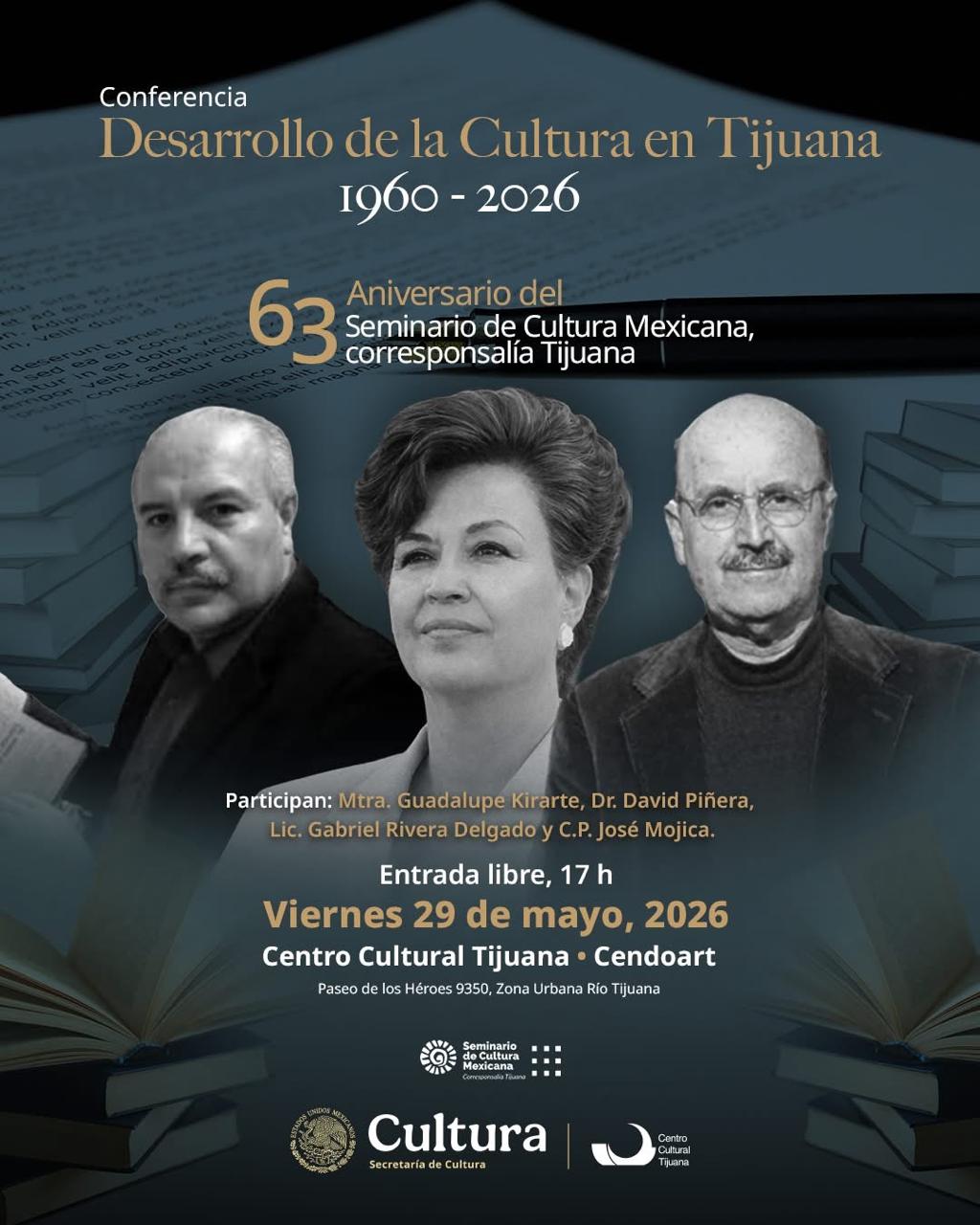 Conferencia Cultura en Tijuana 2026