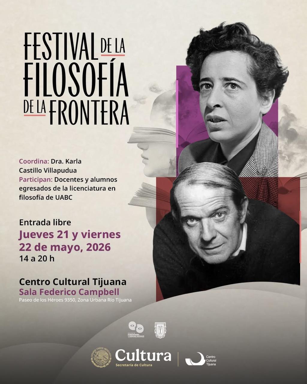 Festival de la Filosofía de la Frontera en Tijuana 2026