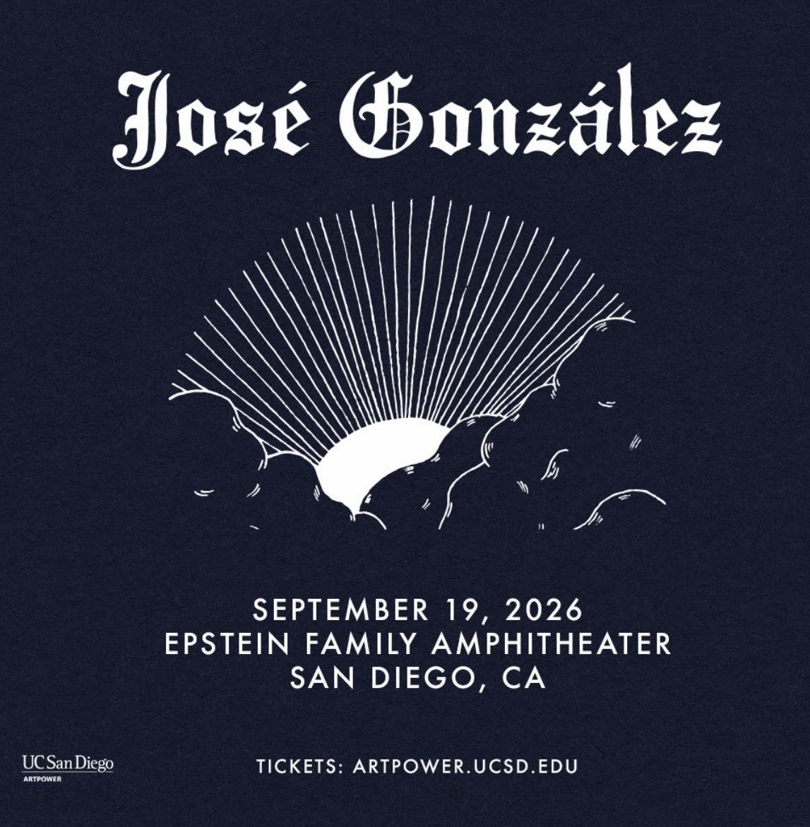 José González en San Diego 2026