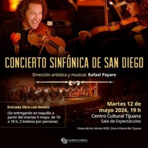 Orquesta Sinfónica de San Diego en Tijuana 2026