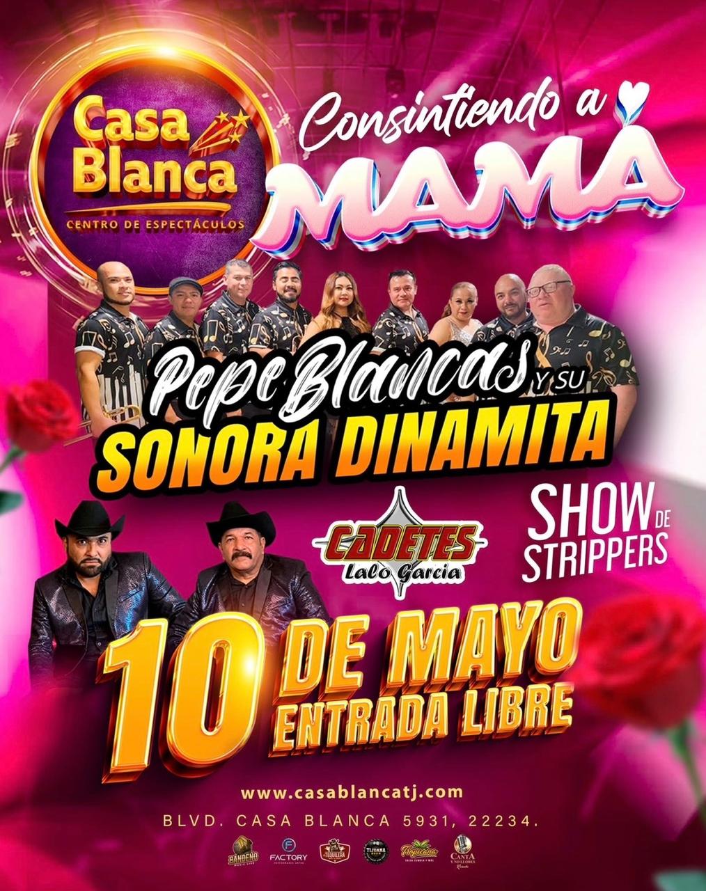 Pepe Blancas y Sonora Dinamita en Tijuana 2026
