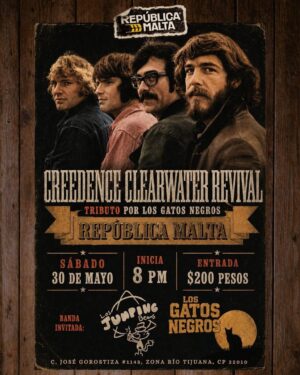 Tributo Creedence Clearwater Revival en Tijuana 2026