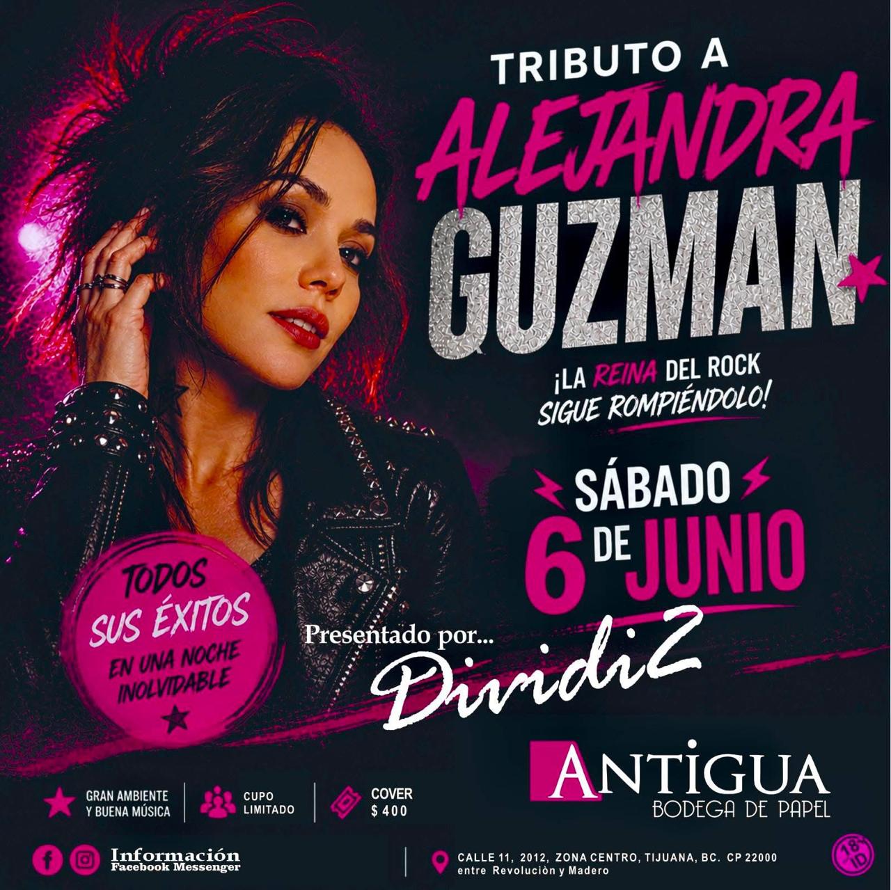 Tributo a Alejandra Guzmán en Tijuana 2026