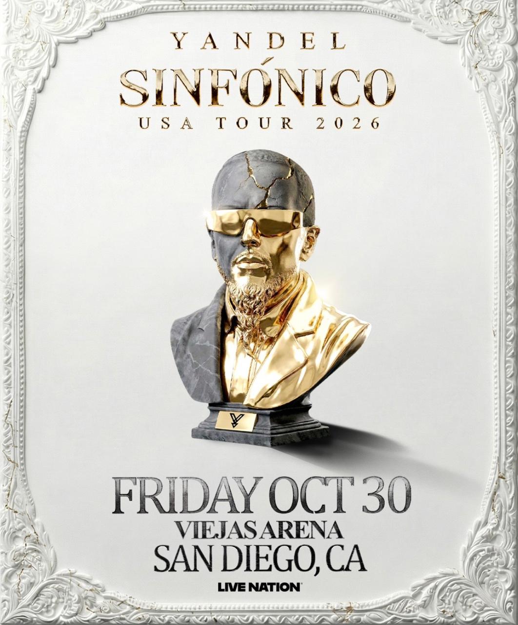 Yandel Sinfónico en San Diego 2026