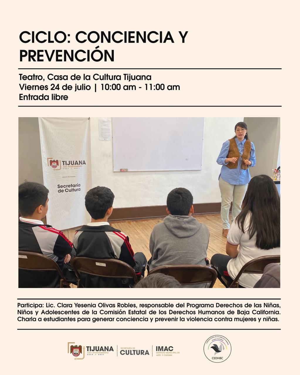 Ciclo Conciencia y Prevención en Tijuana 2026