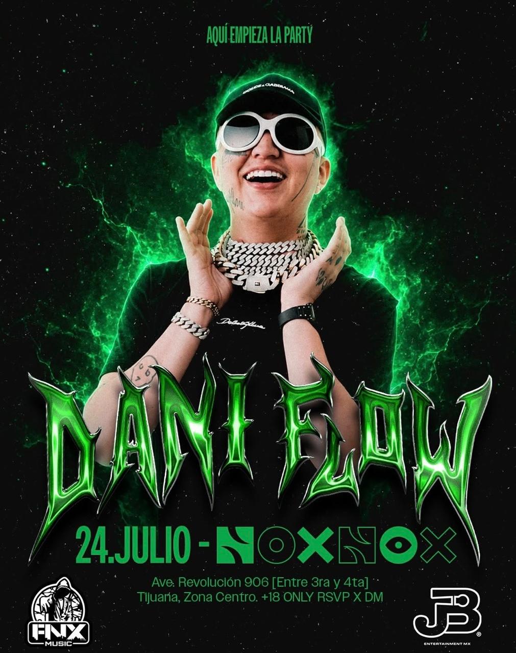 Dani Flow en Tijuana 2026