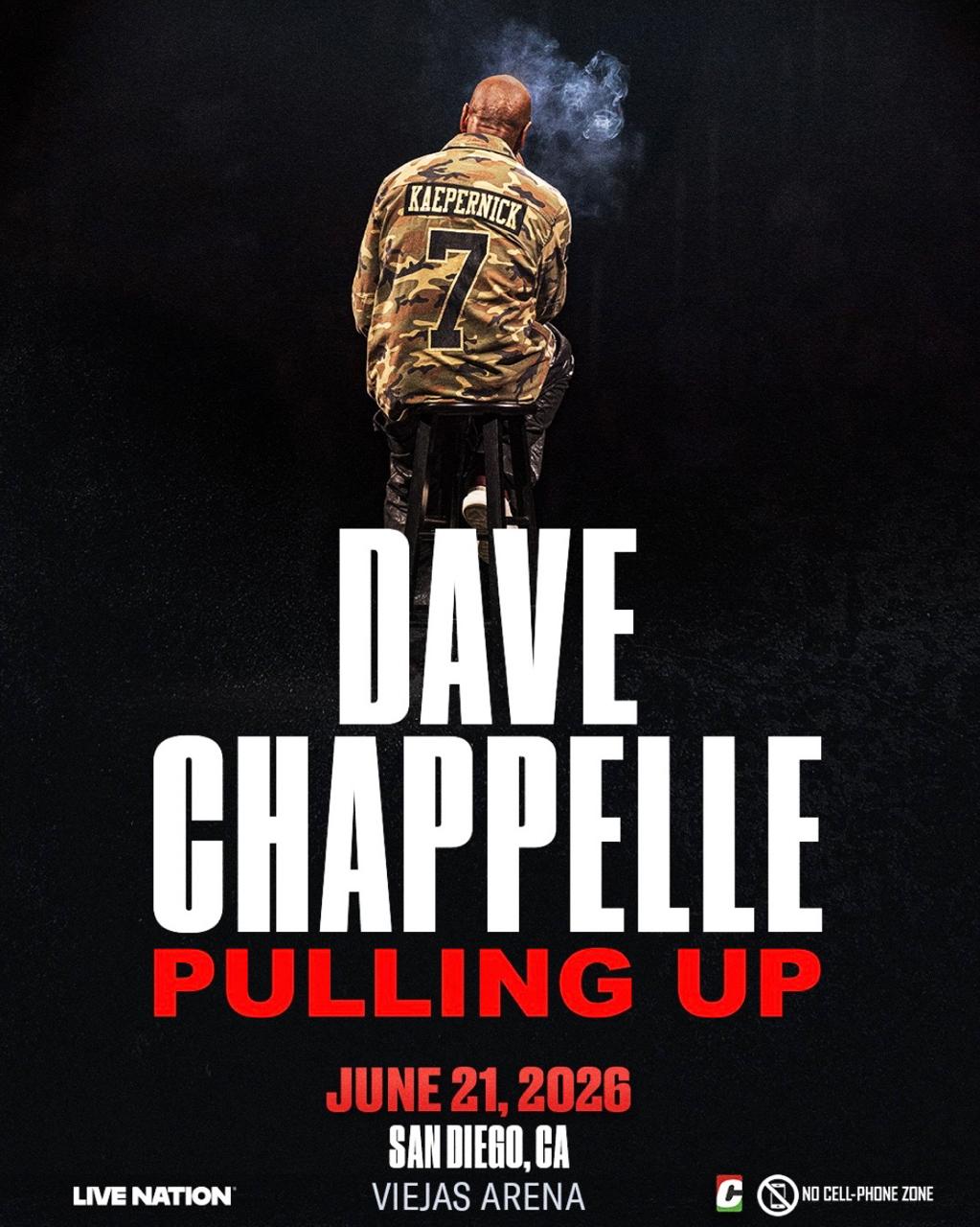 Dave Chappelle en San Diego 2026