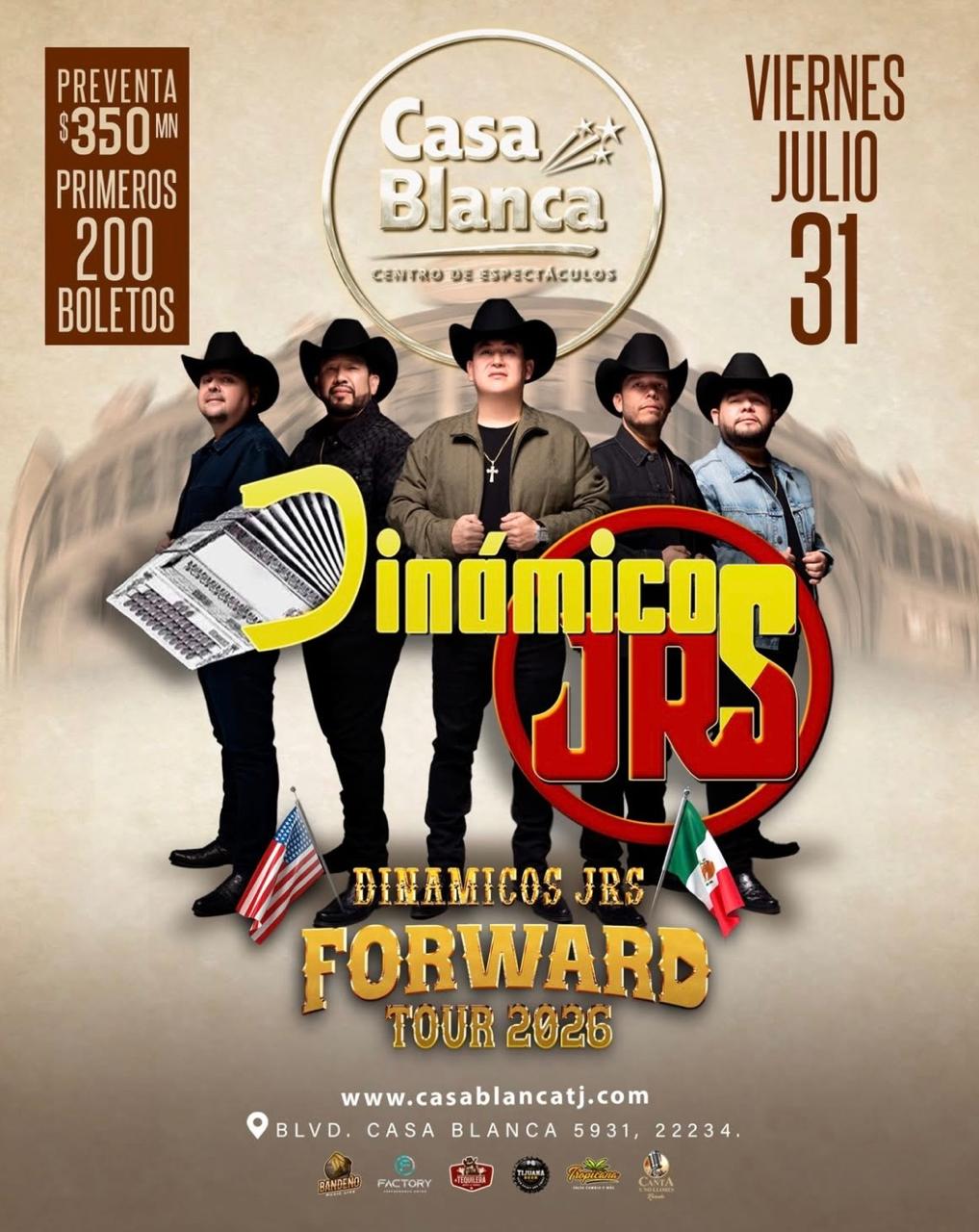 Dinámicos Jrs. en Tijuana 2026