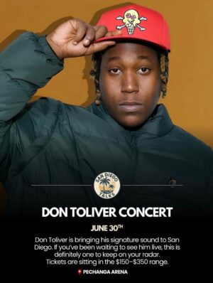 Don Toliver en San Diego 2026