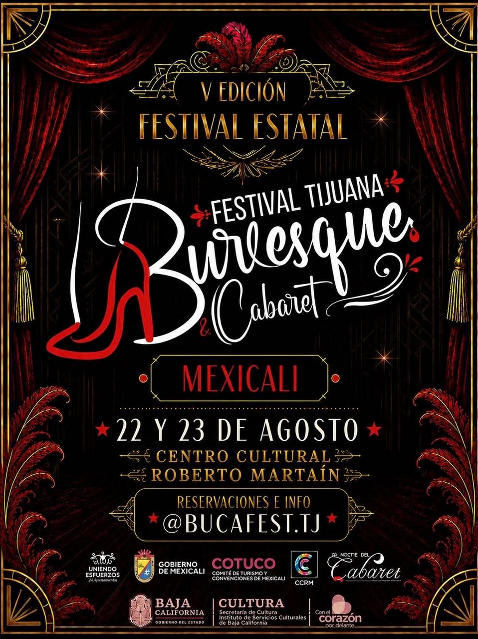 Festival Estatal Burlesque & Cabaret en Mexicali 2026