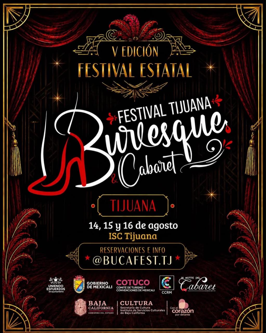 Festival Estatal Burlesque & Cabaret en Tijuana 2026