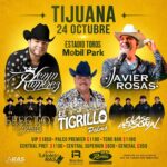 Lenin Ramírez en Tijuana 2026: concierto con Javier Rosas y El Tigrillo Palma