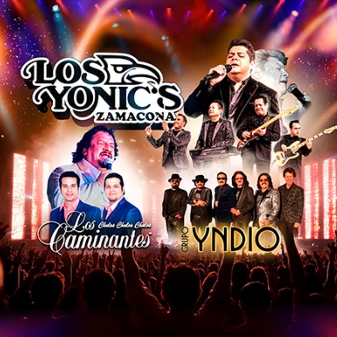 Los Yonics Los Caminantes y Grupo Yndio en San Diego 2026