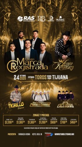 Marca Registrada y Lenin Ramírez en Tijuana 2026
