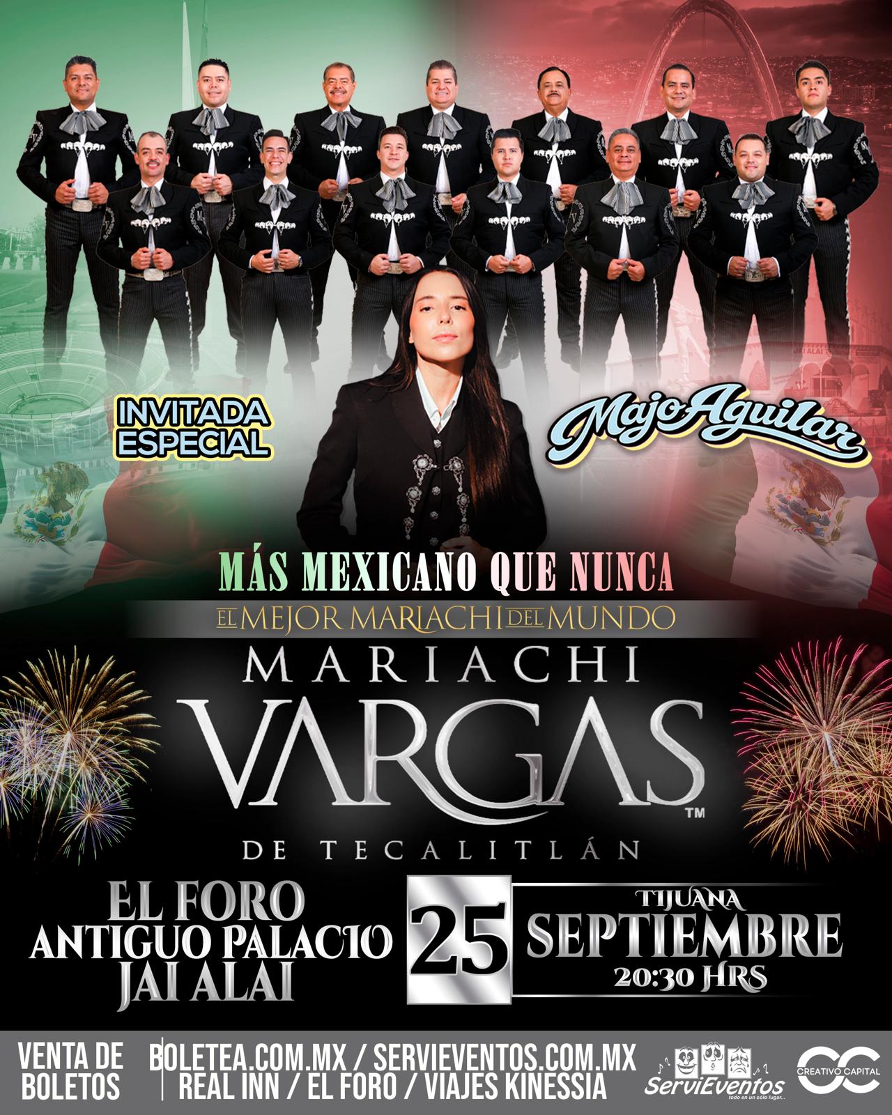 Mariachi Vargas en Tijuana 2026