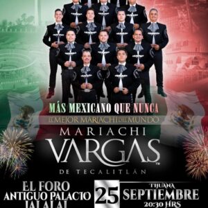 Mariachi Vargas en Tijuana 2026