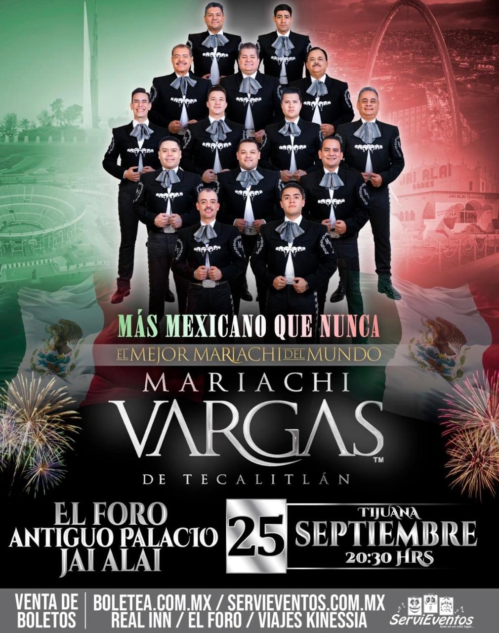 Mariachi Vargas en Tijuana 2026