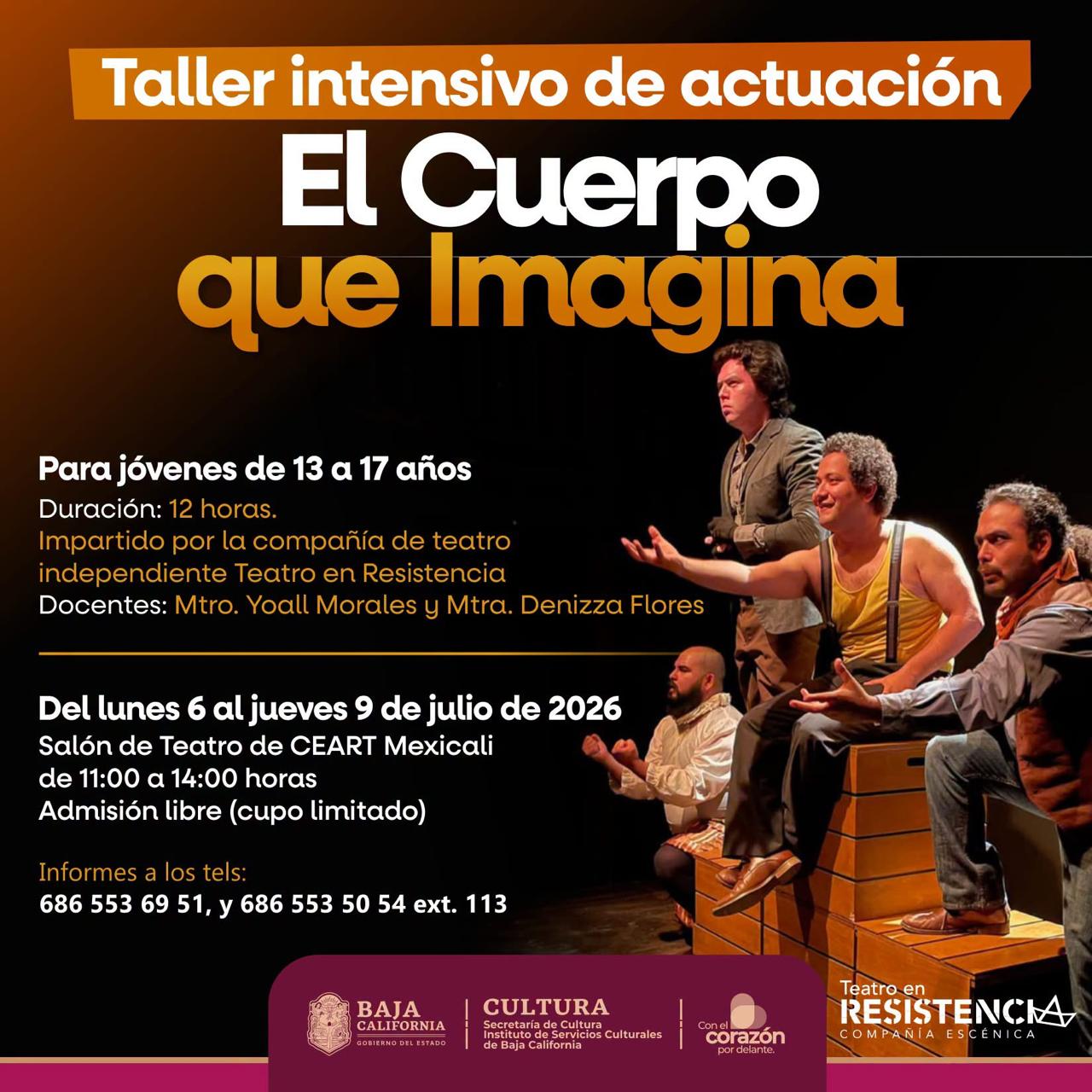 Taller El Cuerpo que Imagina en Mexicali 2026