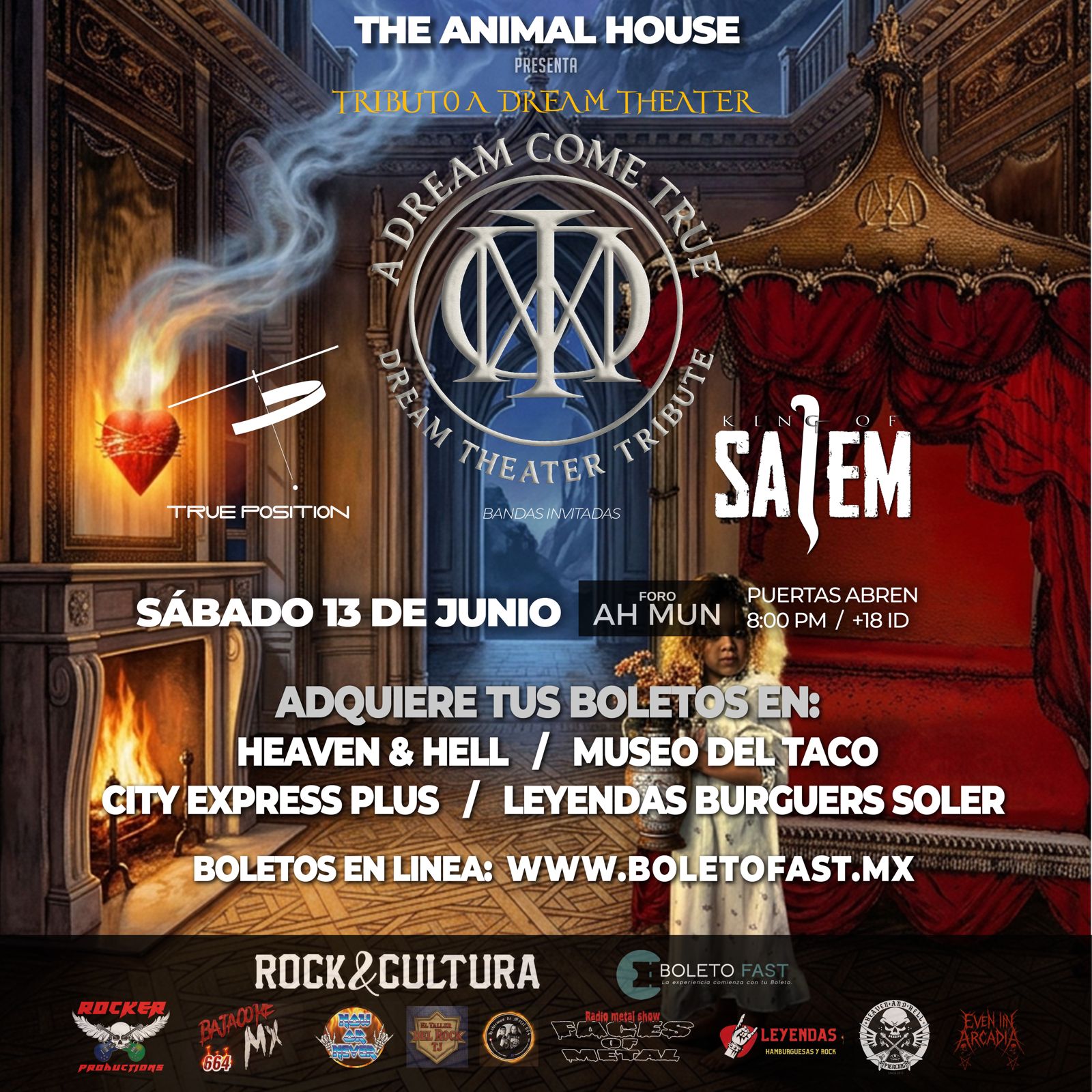 Tributo a Dream Theater en Tijuana 2026