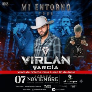 Virlán García en Tijuana 2026
