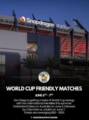 World Cup Friendly Matches en San Diego 2026