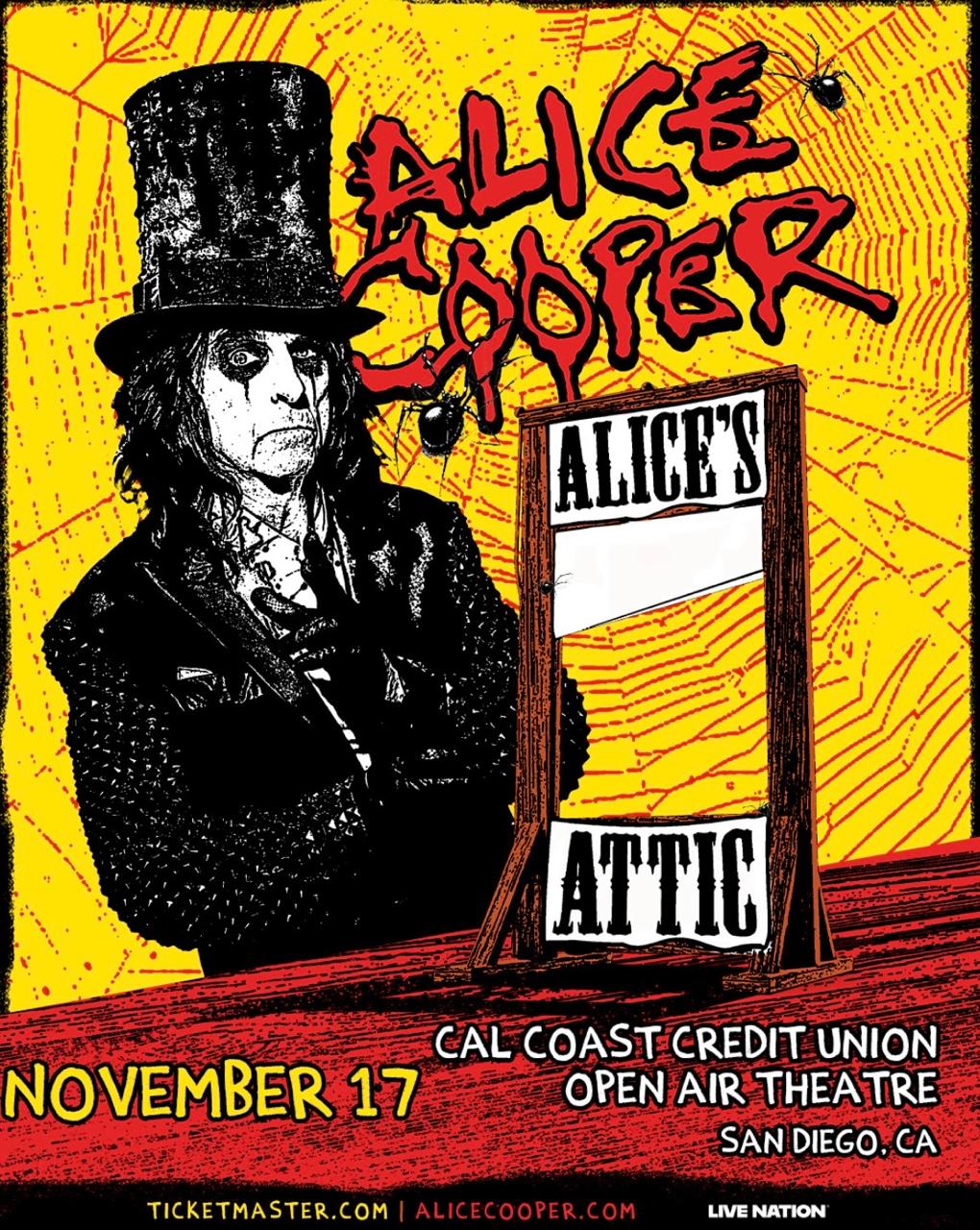 Alice Cooper en San Diego 2026