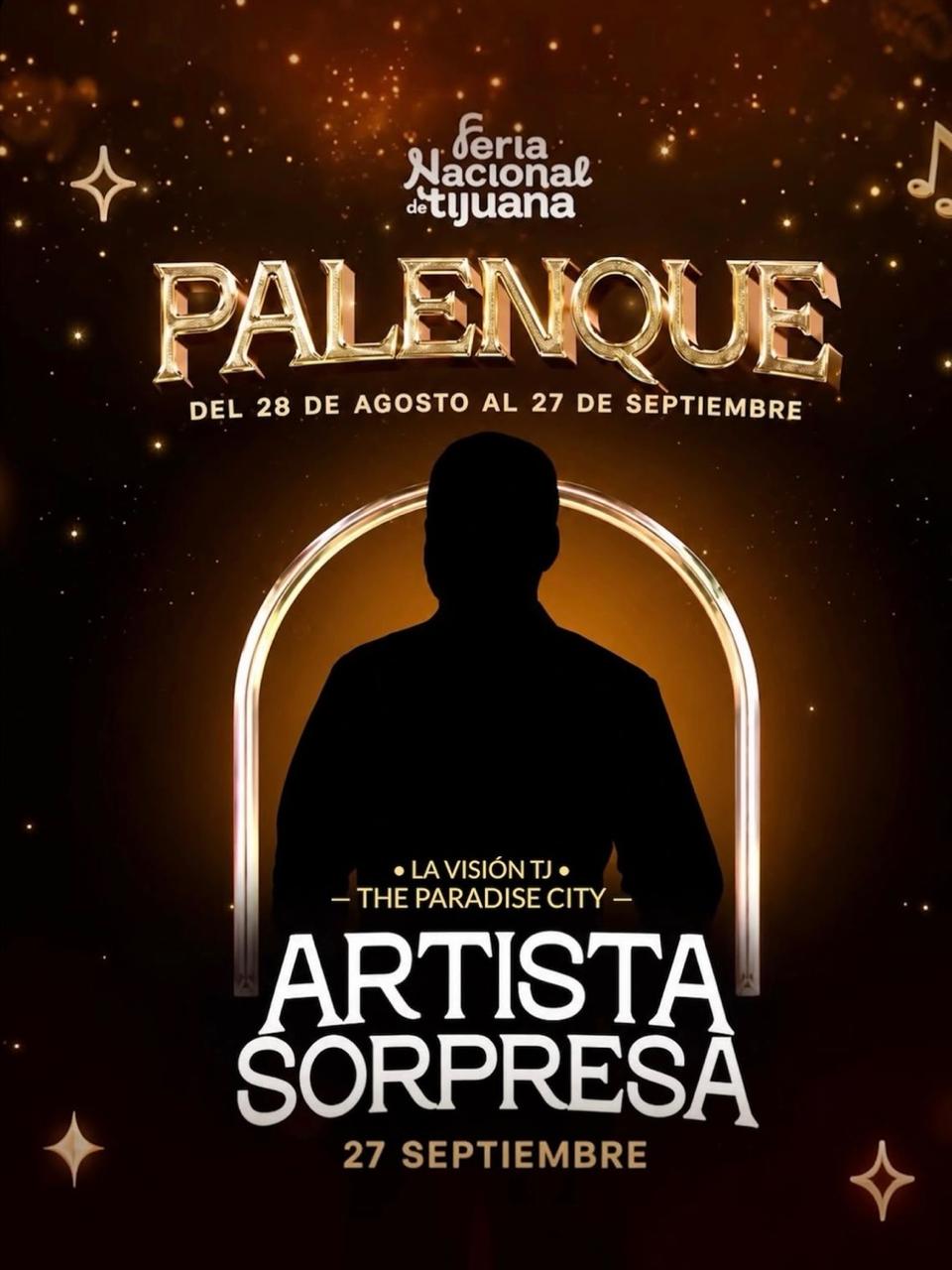 Artista Sorpresa en el Palenque de la Feria de Tijuana 2026