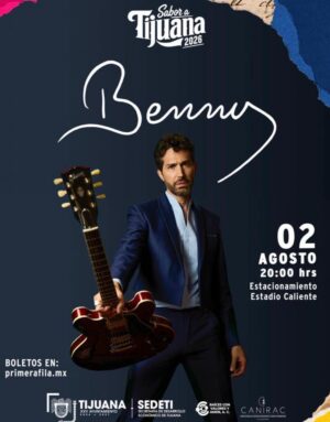 Benny Ibarra en Tijuana 2026