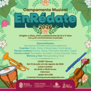 Campamento Musical EnRédate 2026 en Tijuana 2026