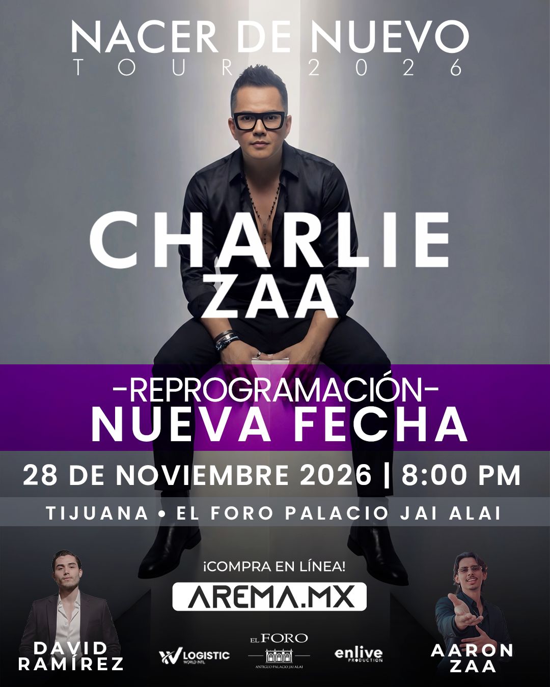 Charlie Zaa en Tijuana 2026