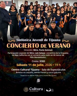 Concierto de Verano de la Sinfónica Juvenil de Tijuana 2026